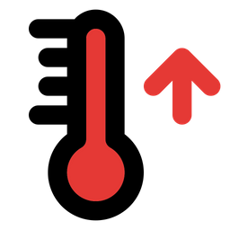 High Temperature  Icon