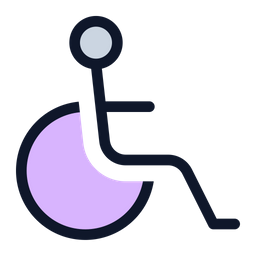 People Wheelchair  Icon