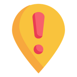 Alert Pin  Icon