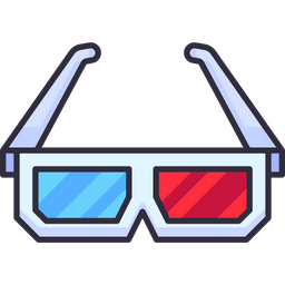 3d glasses  Icon