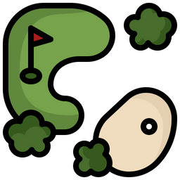 Golf Field  Icon