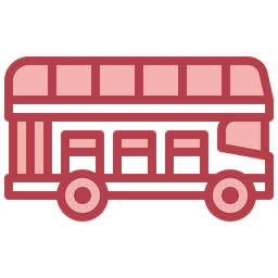 Double Decker Bus  Icon