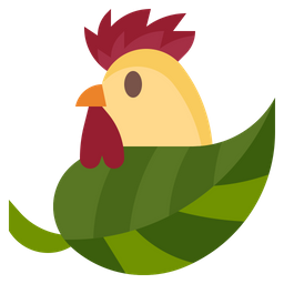 Frango ecológico  Ícone