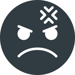 Angry face  Icon