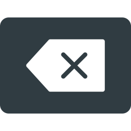 Backspace key  Icon