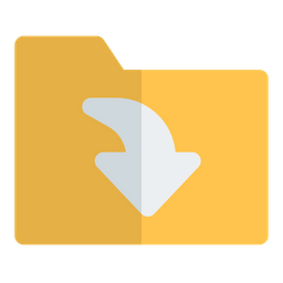 Backward folder  Icon