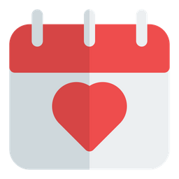 Calendar heart  Icon