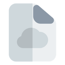 Cloud file  Icon