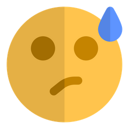 Confused sweat  Icon