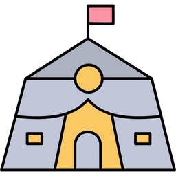 Army Base Property Architecture Icon