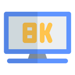 8k television  Icon