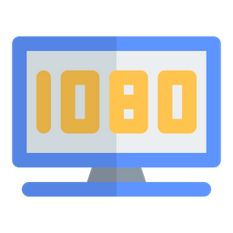 1080p television  Icon