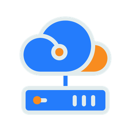 Cloud Server  Icon