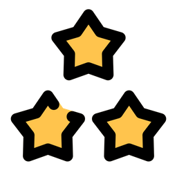 3 estrellas  Icono