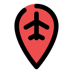 Alfiler del aeropuerto  Icono