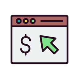 Cost Per Click  Icon