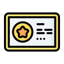 Certificate  Icon