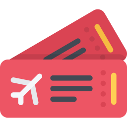 Airplane ticket  Icon