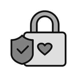 Heart Lock  Icon