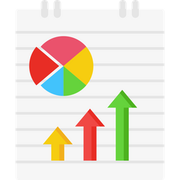 Relatório de crescimento empresarial  Ícone