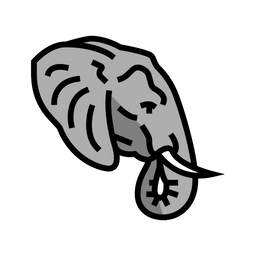 Elephant Animal Wild Icon