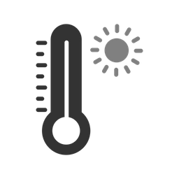 뜨거운 온도  아이콘