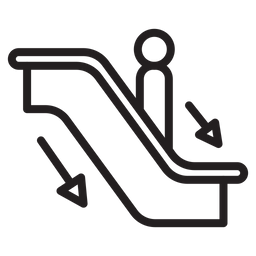 Escalator Stairs  Icon