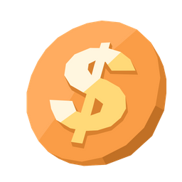 Dollar Coin  Icon