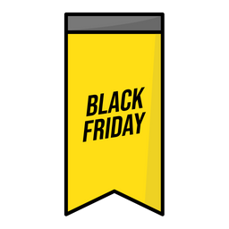 Black Friday Ribbon  Icon