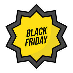 Black Friday Badge  Icon