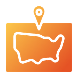 Columbus Map  Icon