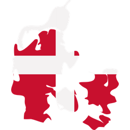 Denmark  flag map  Icon