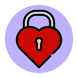 Heart Lock  Icon