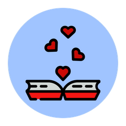 Romantic Book  Icon