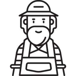 Farmer old man  Icon