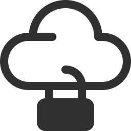 Cloud Security  Icon