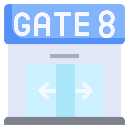 Boarding Gate  Icon