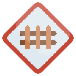 Level Crossing  Icon