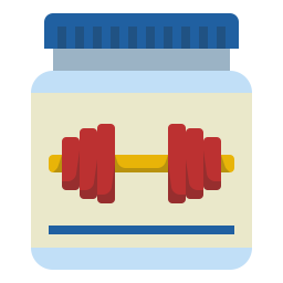 Protein Pulver  Symbol