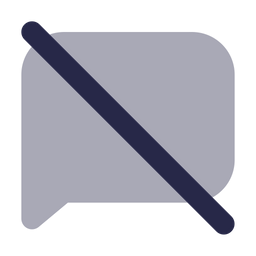 Chat-off-fill  Icon