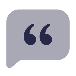 Chat-quote-fill  Icon