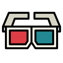 D Glasses  Icon