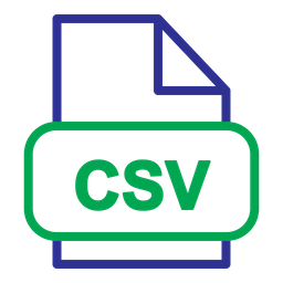 Csv File  Icon