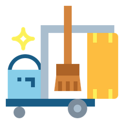 Cleaning Cart  Icon