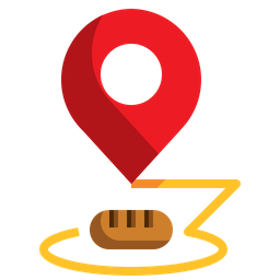 Bakery Shop Location  Icon