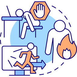 Emphasis on burnout prevention  Icon