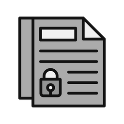 Confidential Document  Icon