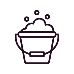 Cleaning Bucket  Icon