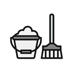 Cleaning Mop  Icon