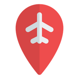 Airport pin  Icon